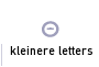 Kleinere letters